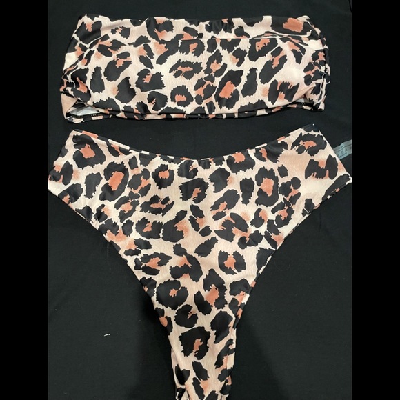 SHEIN Other - **BRAND NEW** Leopard print bikini.  Size L